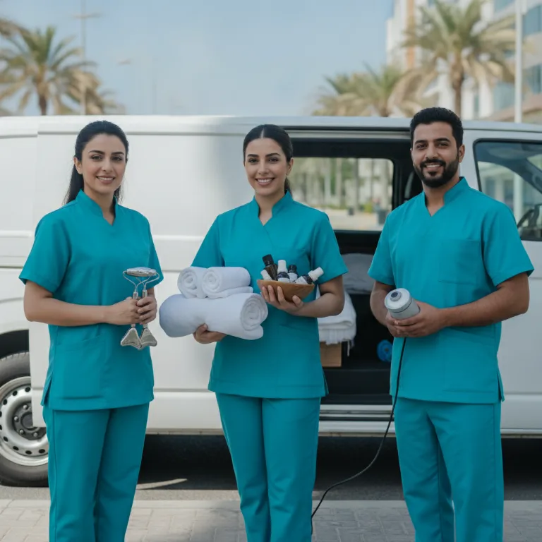 Spa team in Tarif Kalba